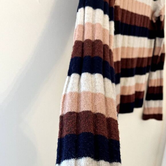Madewell Women's Striped Evercrest Turtleneck Sweater - Small - Picture 7 of 8